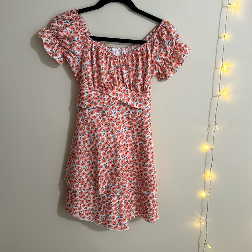 Flower Print Romper